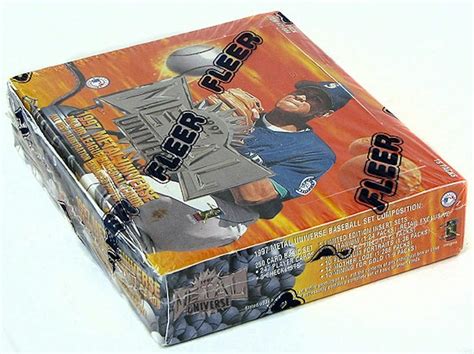 1997 fleer metal universe baseball box|metal universe baseball card sets.